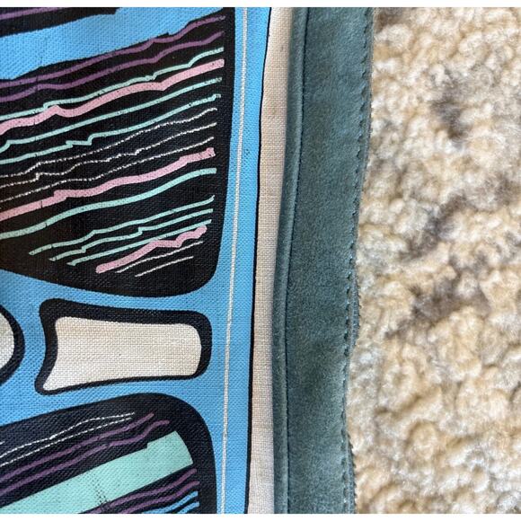 Vintage Marc Jacobs Cerulian Blue Canvas Aviator Sunglass Crossbody/Shoulder Bag - Picture 5 of 11